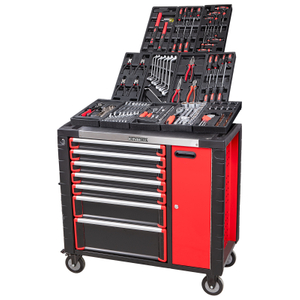 Kinbox 138 Piece BMC Tray Professional Handcart Handcart Durable Multifonctional Metgraded Metal Pannel prend en charge le kit PustomationTool